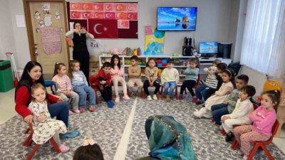 Kütahya’nın Gediz ilçesinde anaokulu öğrencilerine yönelik anlamlı bir etkinlik gerçekleştirildi.