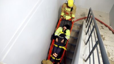 Kütahya Organize Sanayi Bölgesi İtfaiye Ekibi, olası acil durumlara karşı