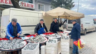 Kütahya’nın Tavşanlı ilçesinde Ramazan ayının başlamasıyla birlikte balık satışları yoğunlaştı.
