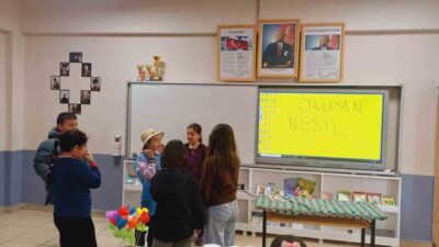 Kütahya’nın Altıntaş ilçesinde bulunan Zafer İlkokulu öğrencileri, “Okuyan Nesil” projesi