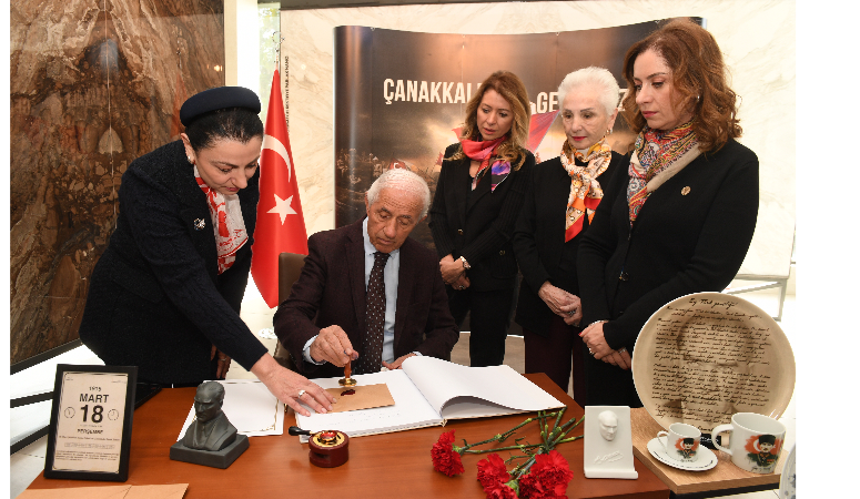 KÜTAHYA PORSELEN’DEN ANLAMLI ANMA TÖRENİ Çanakkale şehitlerinin hatırası saygıyla yaşatıldı