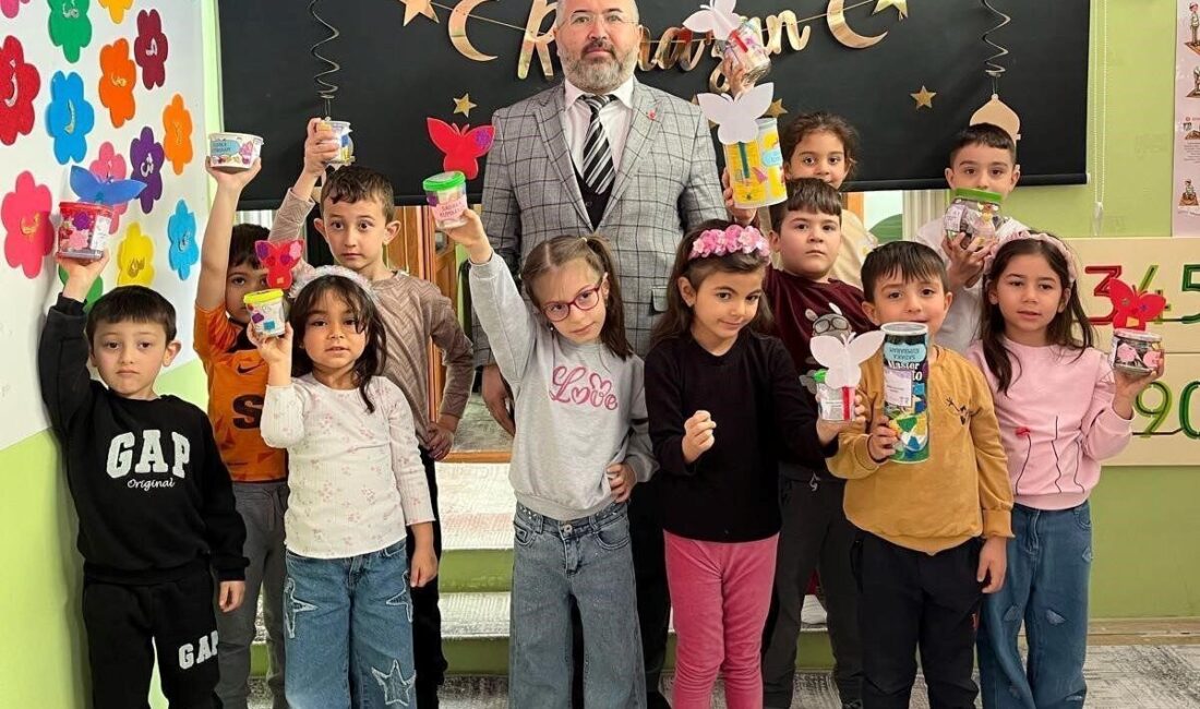 Kütahya’nın Hisarcık ilçesinde 4-6 Yaş Kur’an Kursu öğrencileri, Gazze’deki ihtiyaç