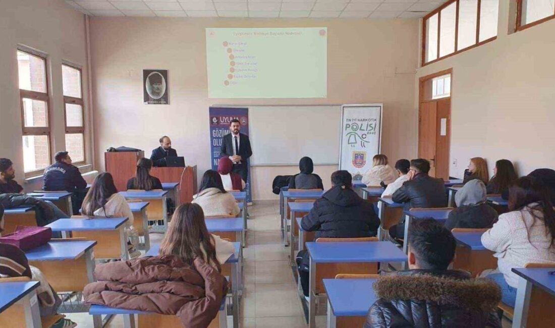 Domaniç Meslek Yüksekokulu öğrenci ve personeline yönelik “Madde Bağımlılığı ile