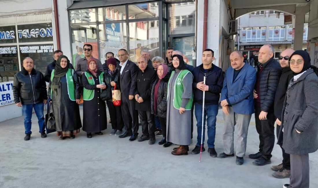 Altı Nokta Körler Derneği Kütahya Şube Başkanı İsmail Barış, bir