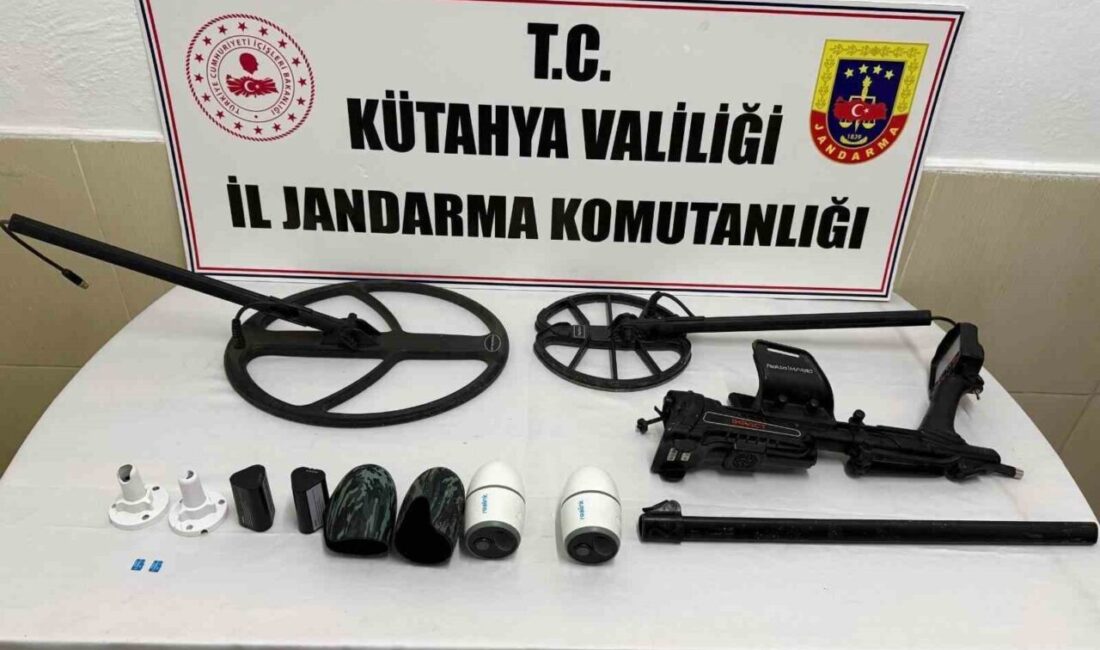 Kütahya İl Jandarma Komutanlığı ekiplerince, 2863 sayılı Kültür ve Tabiat
