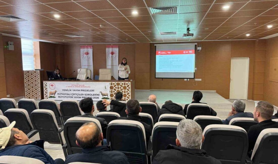 Kütahya’da “Kütahyalı Çiftçiler Sürülerini Büyütüyor Yayım Projesi” kapsamında proje faydalanıcılarına