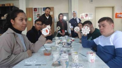 Kütahya Bahattin Çini Özel Eğitim Meslek Okulu’nda özel öğrenciler için