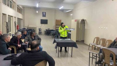 Kütahya’nın Şaphane ilçesi ve köylerinde emniyet ve jandarma personeli tarafından