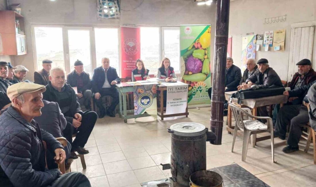 Kütahya’nın Emet ilçesinde çiftçilere yönelik eğitim programı düzenlendi. Kütahya İl