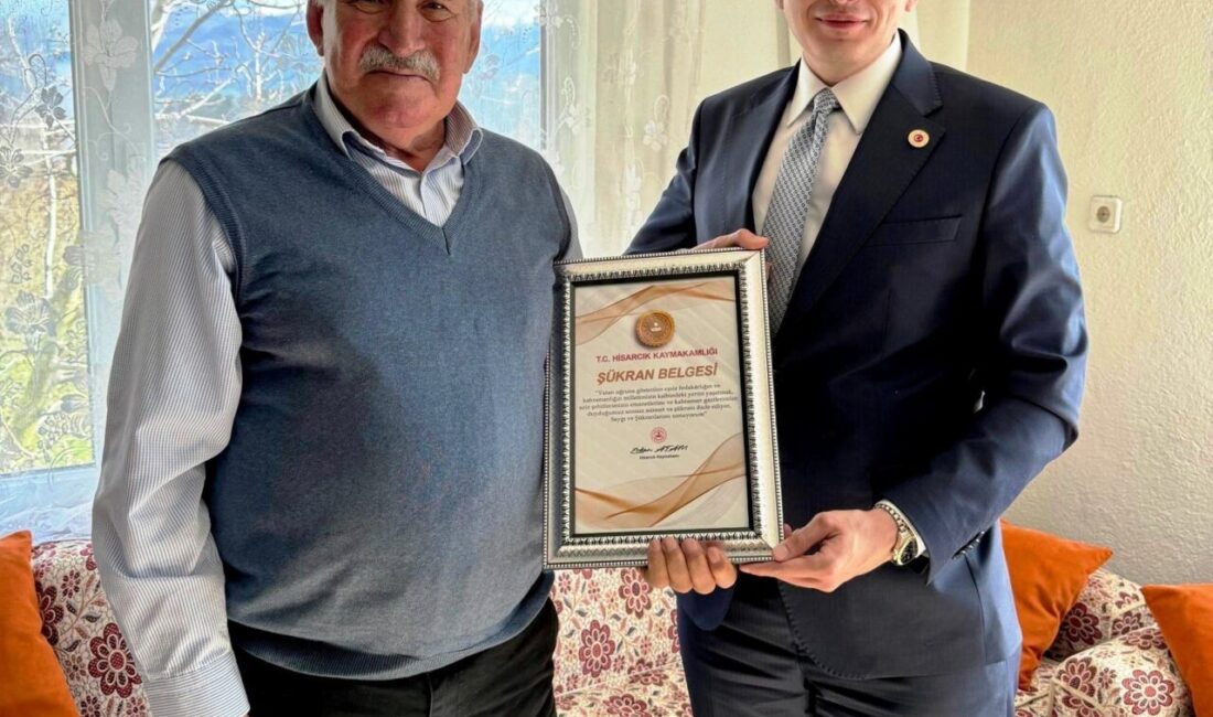 Kütahya’nın Hisarcık ilçesinde gazilere yönelik anlamlı bir vefa örneği sergilendi.