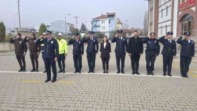 Kütahya’nın Hisarcık ilçesinde Türk Polis Teşkilatı’nın 181. kuruluş yıl dönümü