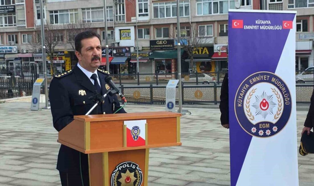 Kütahya’da, Türk Polis Teşkilatı’nın 181’inci kuruluş yıl dönümü ve Polis