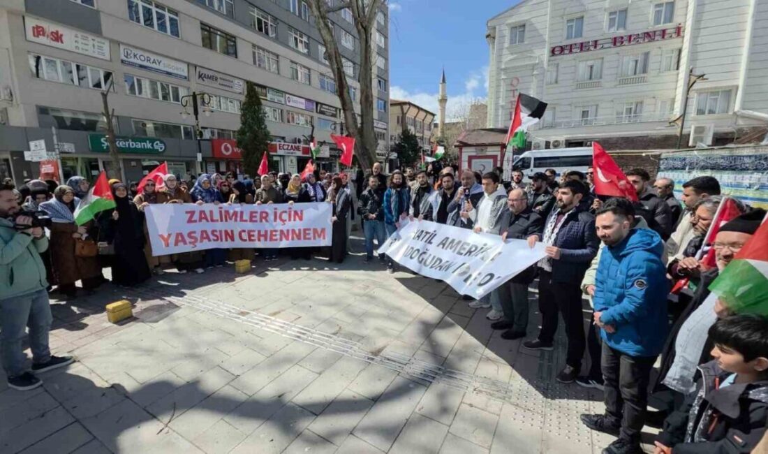 Kütahya’da, İsrail Meclisi’nin Filistinli esirleri hedef alan idam cezası yasasının