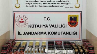 Kütahya İl Jandarma Komutanlığı ekipleri, il genelinde kaçakçılıkla mücadele çalışmaları