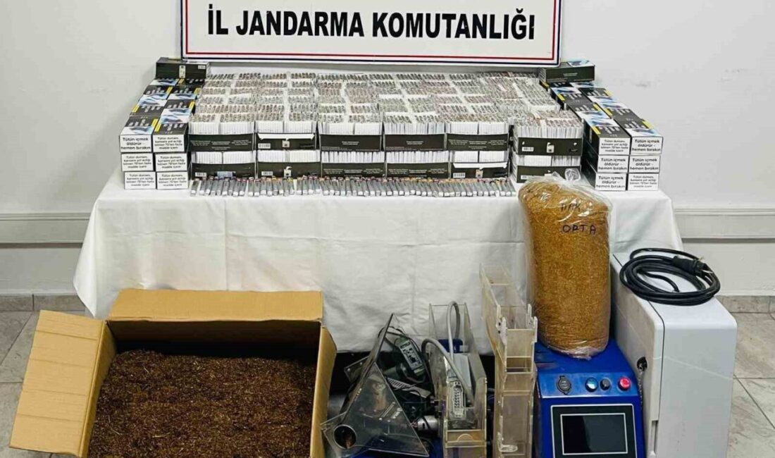 Kütahya İl Jandarma Komutanlığı ekiplerince kaçakçılıkla mücadele kapsamında yürütülen çalışmalar