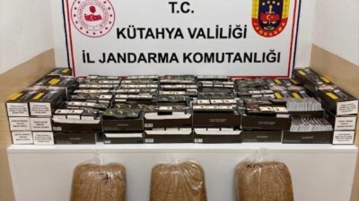 Kütahya İl Jandarma Komutanlığı ekiplerince kaçakçılıkla mücadele kapsamında yürütülen çalışmalar