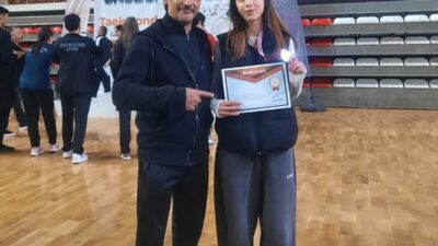 Sivas’ta düzenlenen Okul Sporları Taekwondo Gençler Türkiye Şampiyonası’nda 46 kilogram