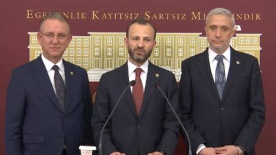 AK Parti Kütahya Milletvekilleri Adil Biçer, İsmail Çağlar Bayırcı ve