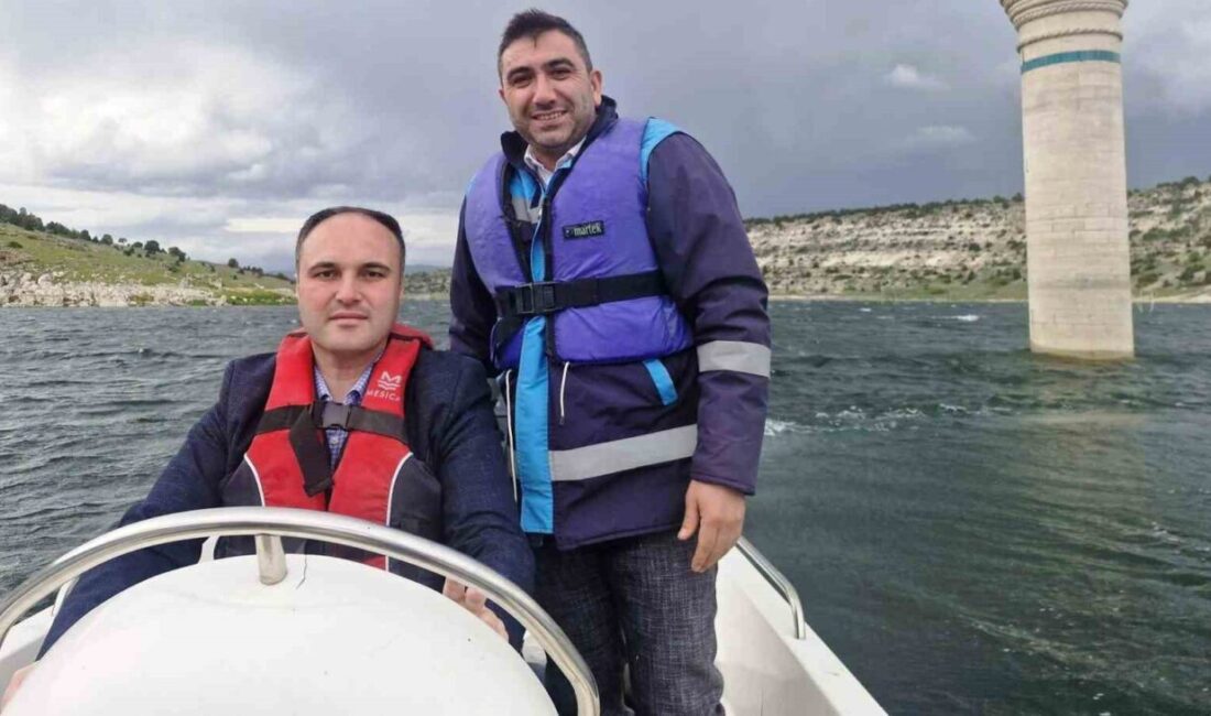 Kütahya Aslanapa İlçe Kaymakamı İsmail Tosun, Kureyşler Barajı’nda İl ve