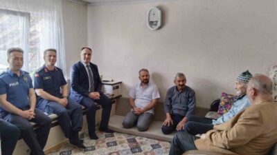 Kütahya’nın Aslanapa ilçesinde Kurban Bayramı öncesinde şehit aileleri ve gaziler