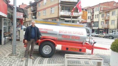 Kütahya’nın Hisarcık ilçesine bağlı Şehitler mahallesindeki vatandaşların katkıları ile yangın