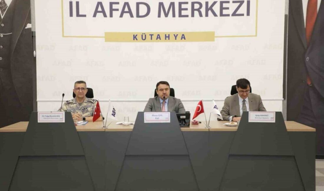 Kütahya’da, 2026 Yılı Türkiye Afet Müdahale Planı (TAMP) kapsamında İl