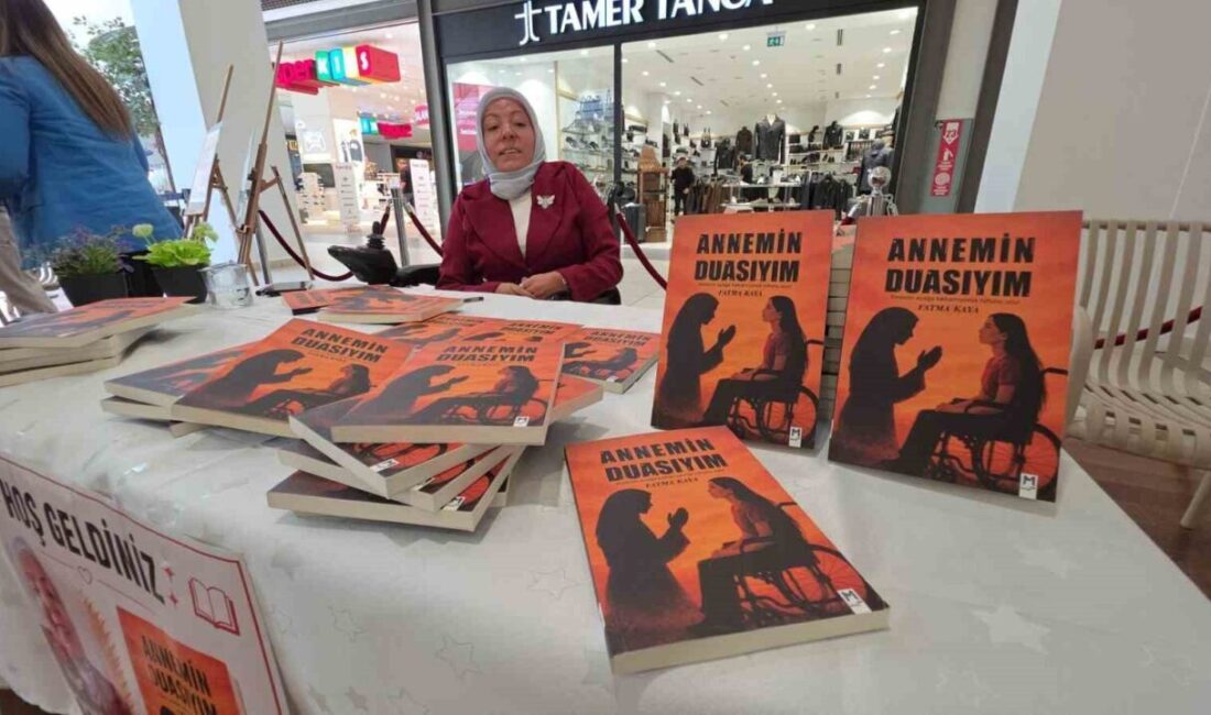 Kütahya’da yaşayan engelli yazar Fatma Kaya, hayat mücadelesini, annesinin sevgisini