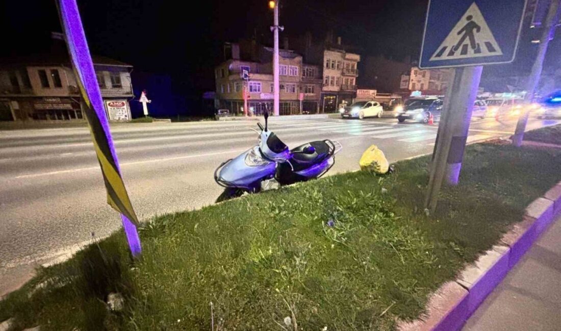 Kütahya’nın Tavşanlı ilçesinde seyir halindeki bir motosikletin devrilmesi sonucu meydana