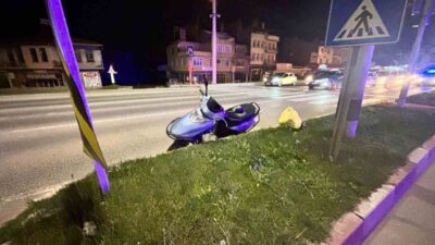 Kütahya’nın Tavşanlı ilçesinde seyir halindeki bir motosikletin devrilmesi sonucu meydana