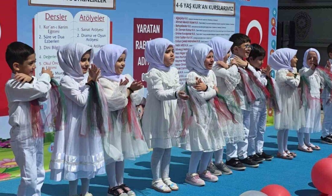 Kütahya İl Müftülüğü tarafından düzenlenen 4-6 yaş Kur’an kursları yıl