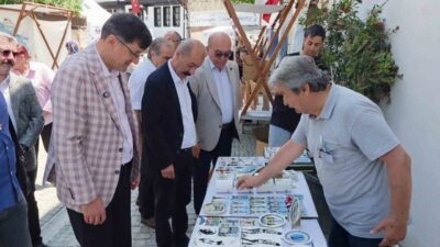 Kütahya Belediye Başkanı Eyüp Kahveci, Germiyan Sokak’ta düzenlenen Kütahya Yöresel